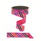 1.5" Bold Plaid Wired Ribbon – Pink, Orange, Purple, Black-LX111089
